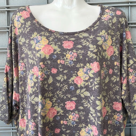 LLR Muted Rose Printed Irma Tunic Top-#0218 - Picture 3 of 13
